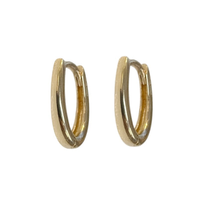 Gold Tapered Oval Huggies