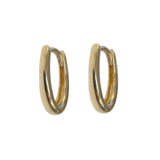 Gold Tapered Oval Huggies