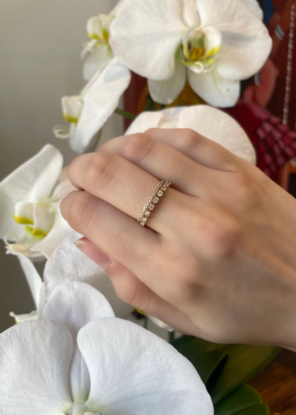 Double Diamond Ring
