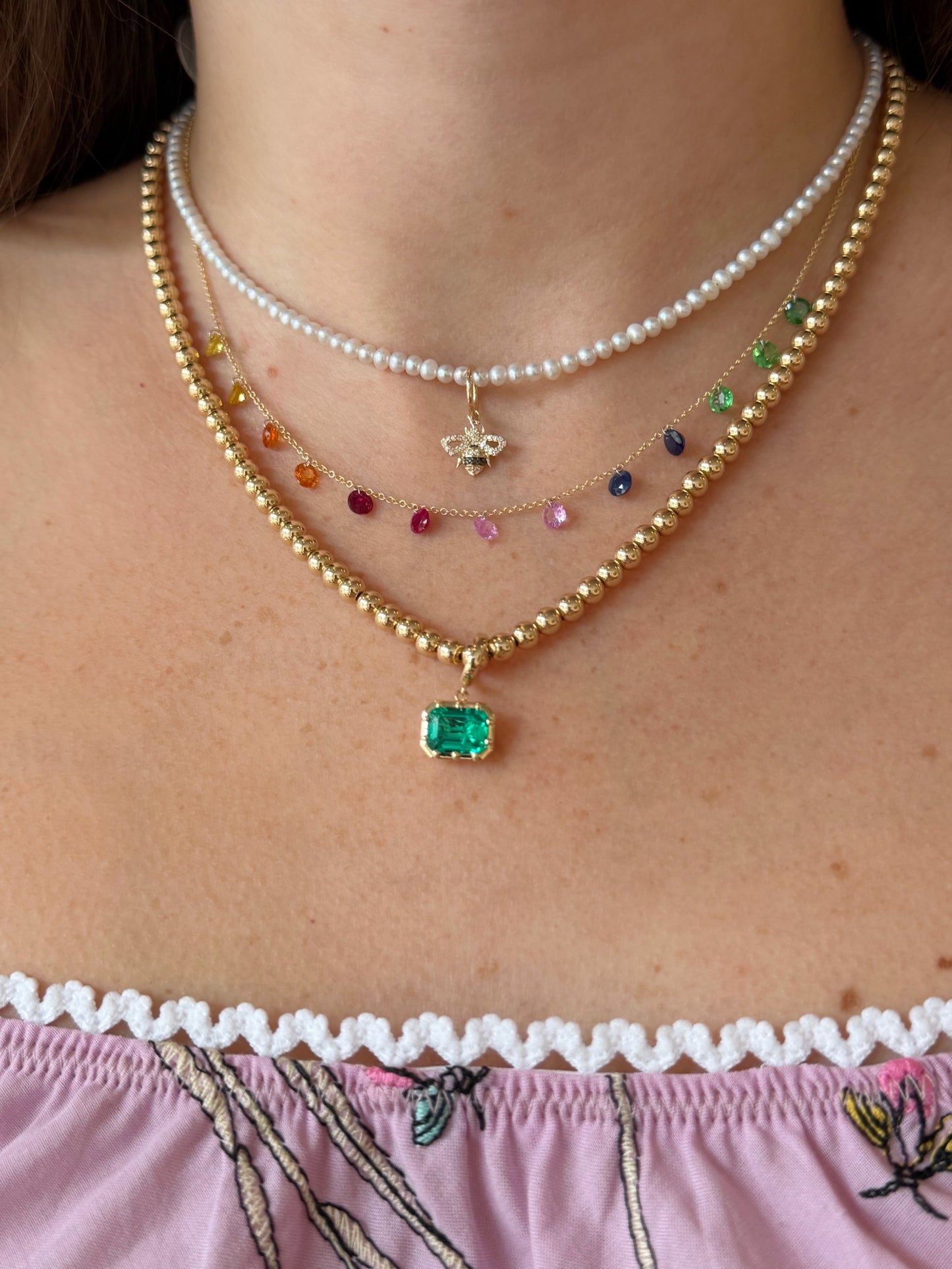 Mini Diamond Bee Charm