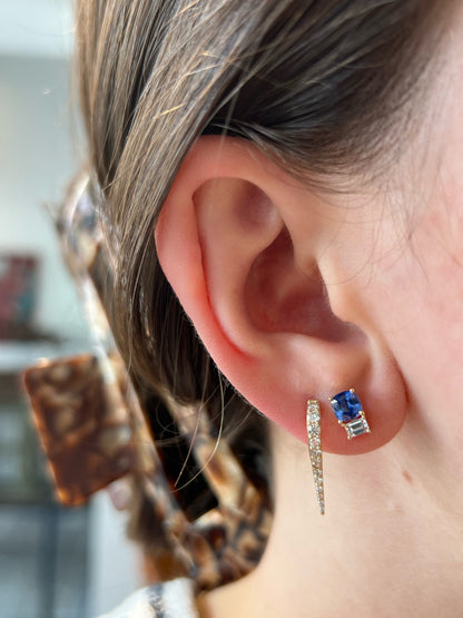 Diamond & Sapphire Earrings