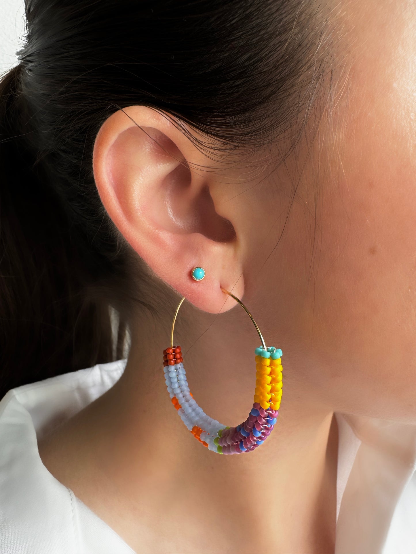 Cuerda Hoop Earrings
