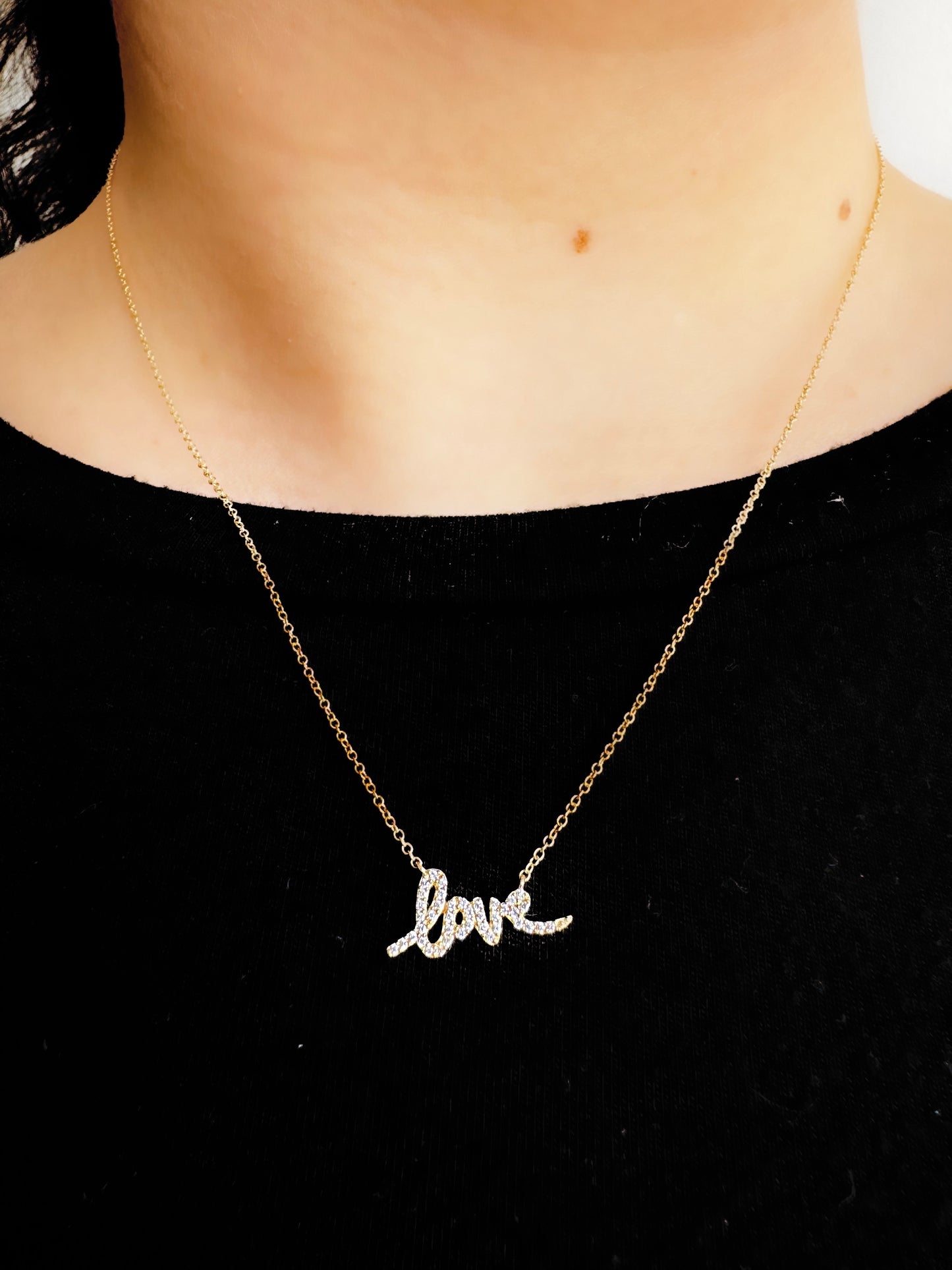 Diamond Love Necklace