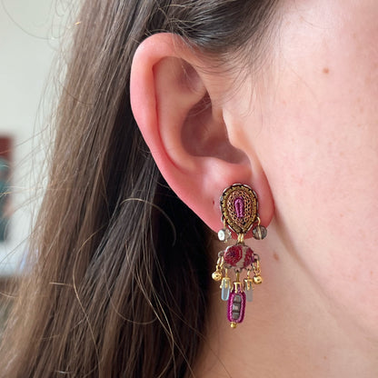 Berry Blush Earrings