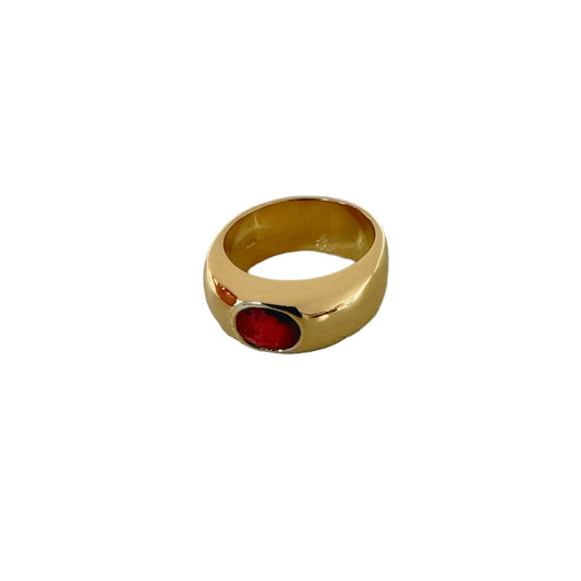 Ruby Dome Ring