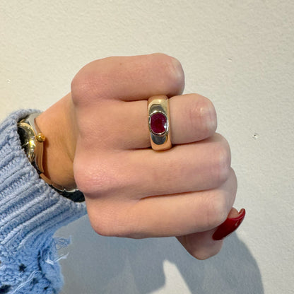 Ruby Dome Ring