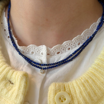 Lapis Beaded Necklace