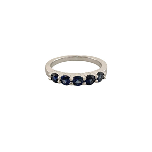 Round Sapphire Ring