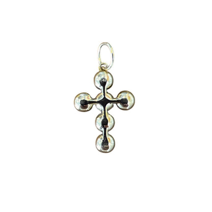White Topaz Cross Pendant