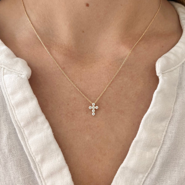 Diamond Cross Necklace