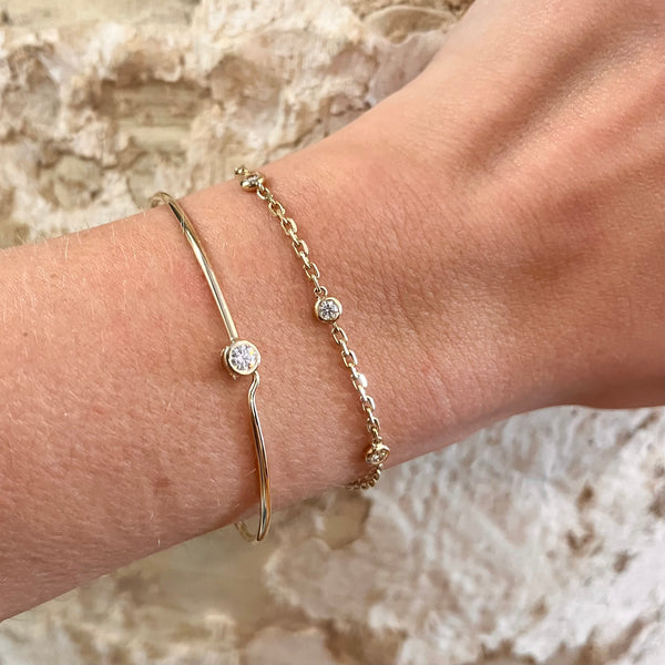 Chunky Diamond by the Yard Bracelet