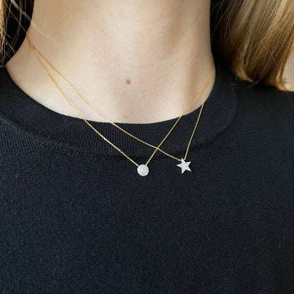 Lauren Joy Mini Disc Necklace