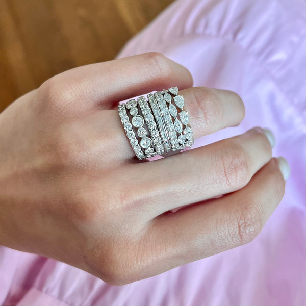 Round Diamond Eternity Band