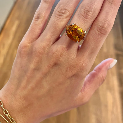 Citrine Cocktail Ring