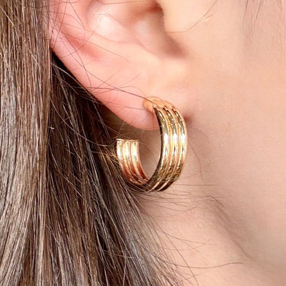 Triple Stack Hoops