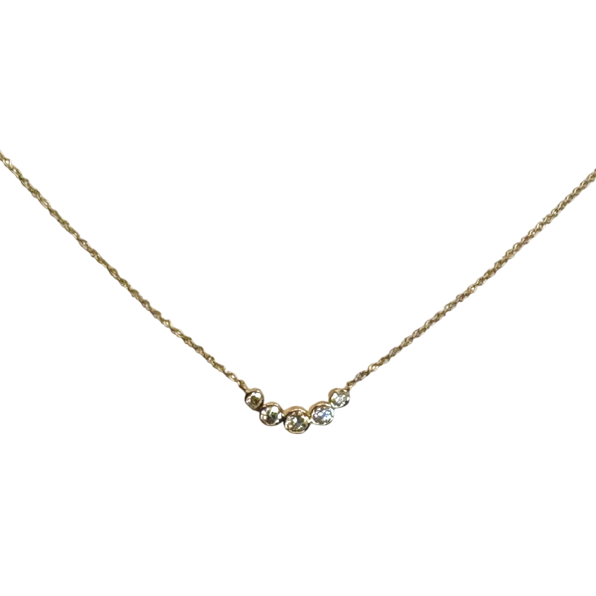 Lab Grown Diamond Curve Necklace
