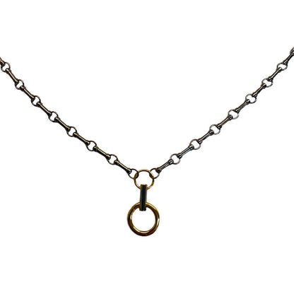Mixed Metal Chain with Gold Enhancer