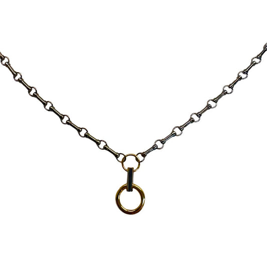 Mixed Metal Chain with Gold Enhancer