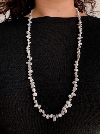31" Keshi Pearl Necklace