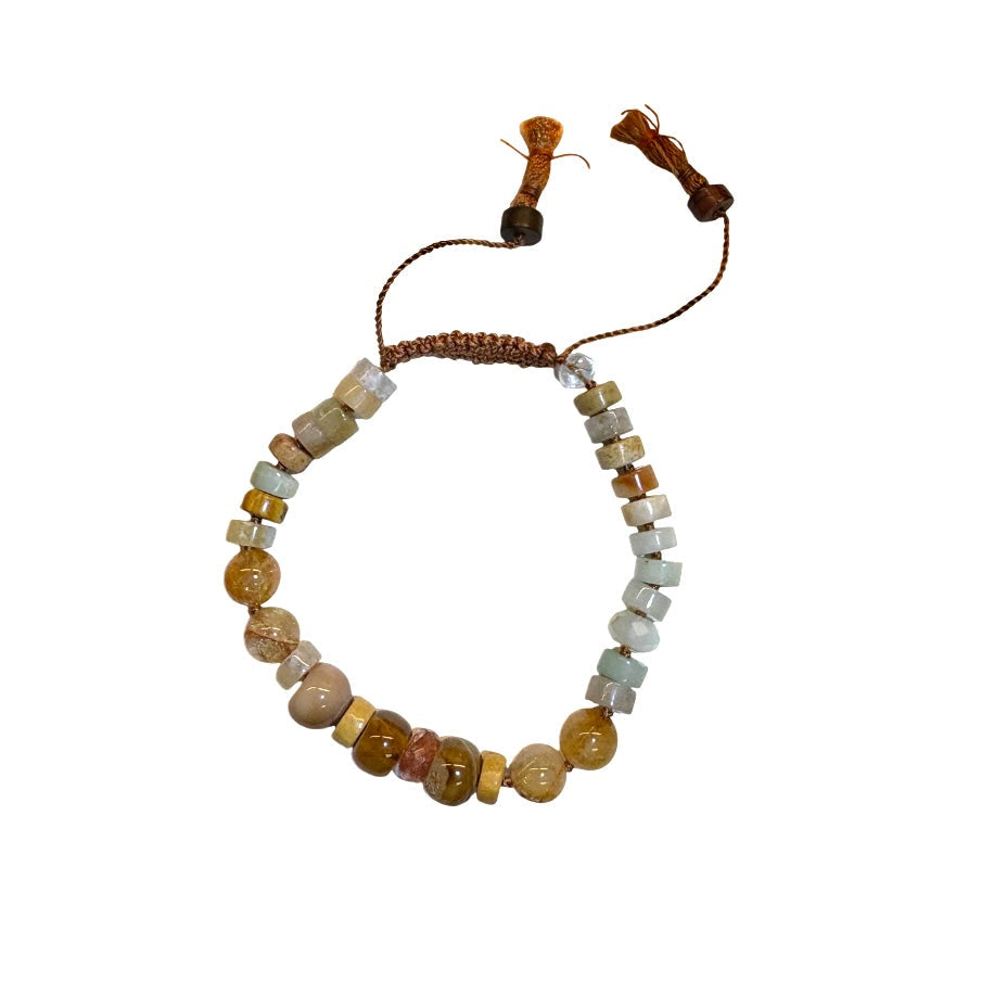 Mixed Stone & Peruvian Opal Beaded Bracelet