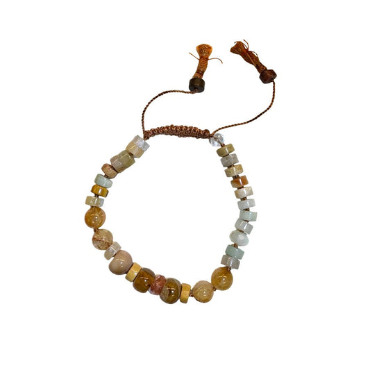 Mixed Stone & Peruvian Opal Beaded Bracelet