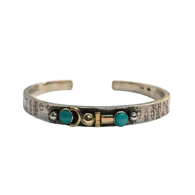 Sterling Silver & Turquoise Cuff Bracelet