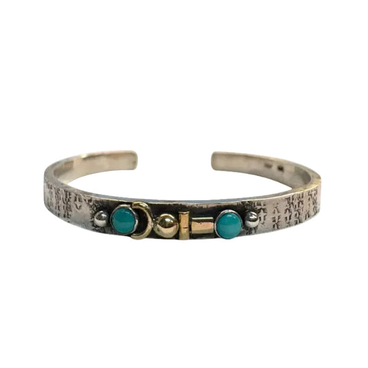 Sterling Silver & Turquoise Cuff Bracelet