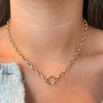 Oval Gold Enhancer