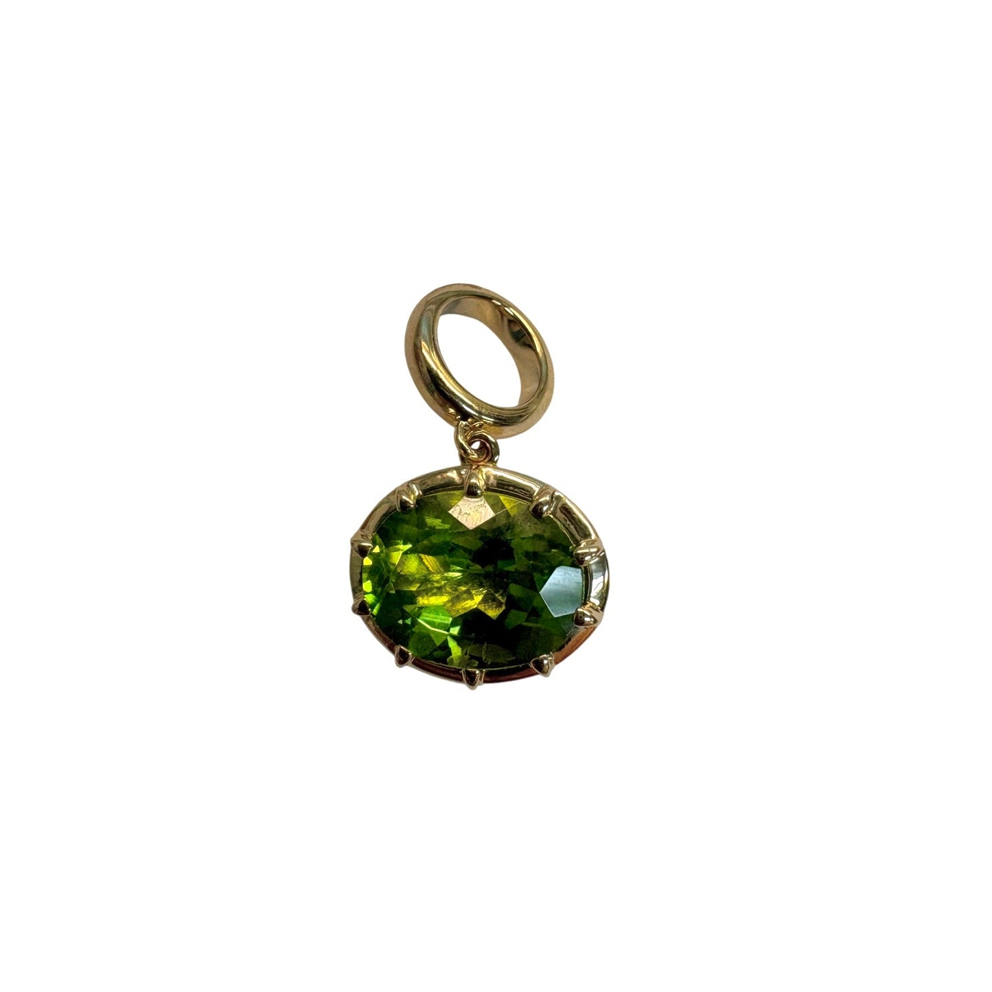 Bubble Peridot Pendant