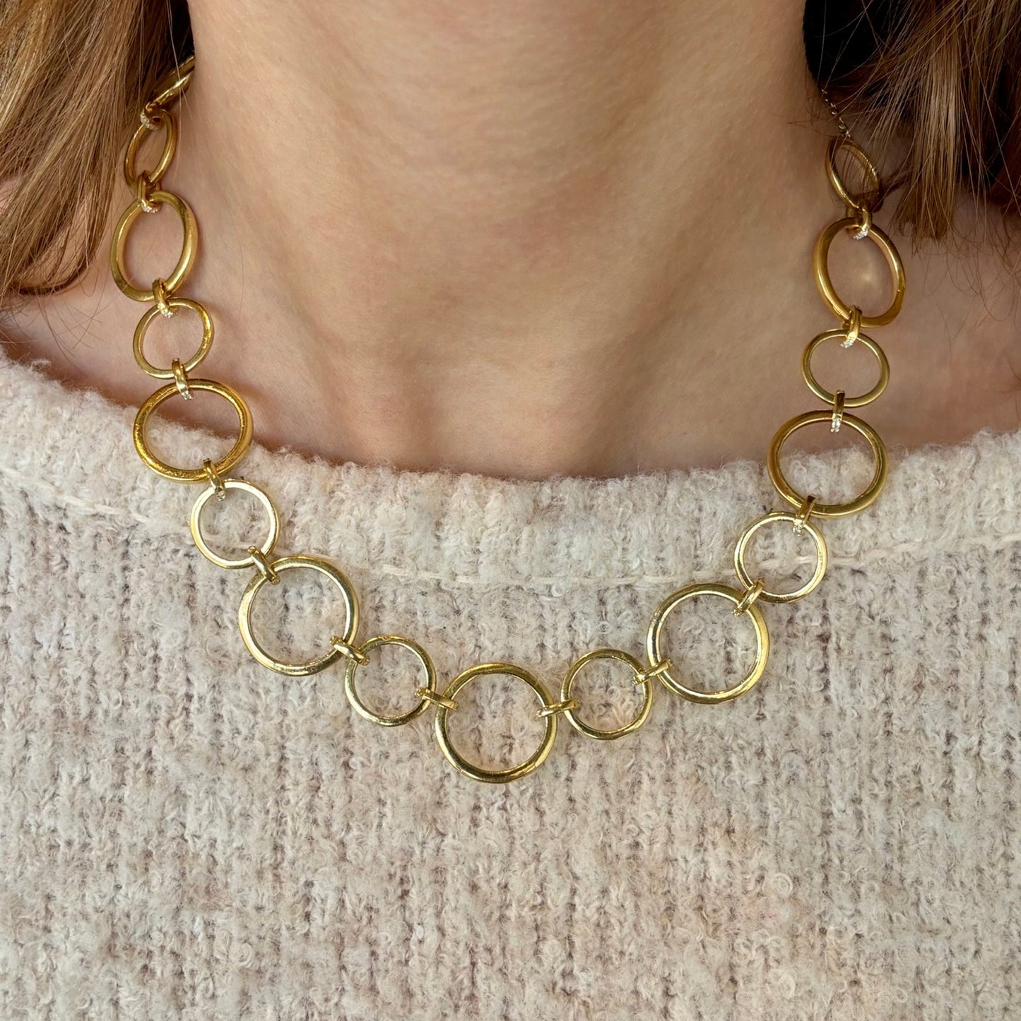 Alternating Ring Necklace