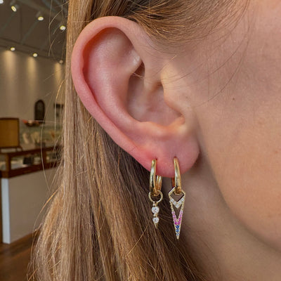 Ombre Dagger Earring Charms