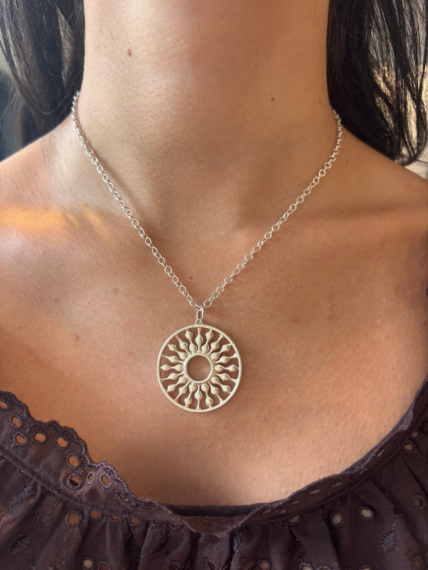 Radial Sun Necklace