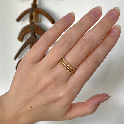 Diamond Milgrain Eternity Ring