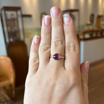 Rhodolite Garnet Ring