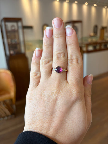 Rhodolite Garnet Ring