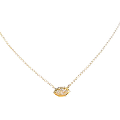 Lab Grown Diamond Marquise Cut Necklace
