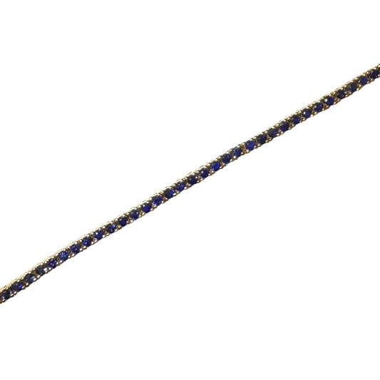 Blue Sapphire Tennis Bracelet
