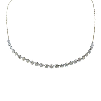 Floating Lab Grown Diamond Necklace