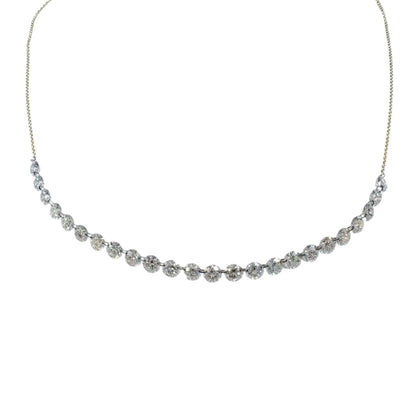 Floating Lab Grown Diamond Necklace