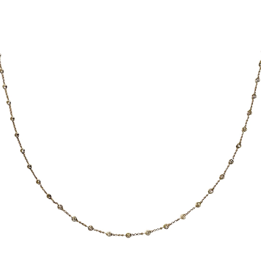 16" Mini Lab Grown Diamond by the Yard Necklace