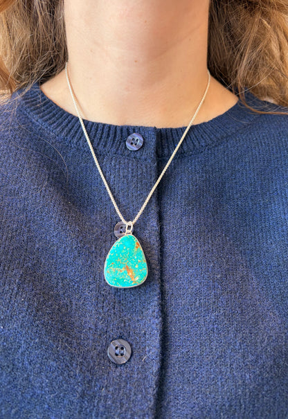 Oasis Turquoise Three Point Pendant