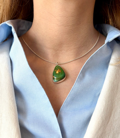 Island Stone Royston Turquoise Pendant