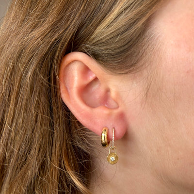 Tiny Diamond Earring Charms