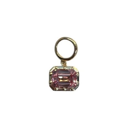 Lab Grown Pink Sapphire Pendant