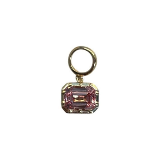 Lab Grown Pink Sapphire Pendant