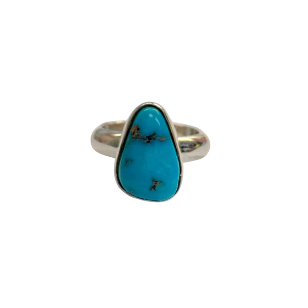 Triangular Morenci Turquoise Ring
