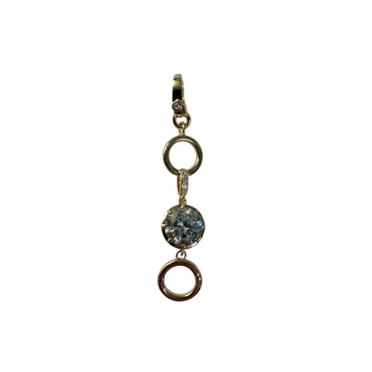 Lab Grown Diamond Triple Circle Dangle Pendant