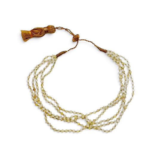 Multi-Strand Quartz Knotted Bracelet