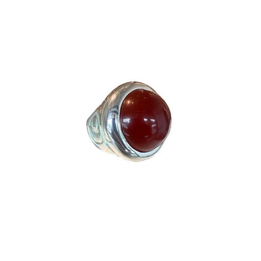 Art Deco Carnelian Ring