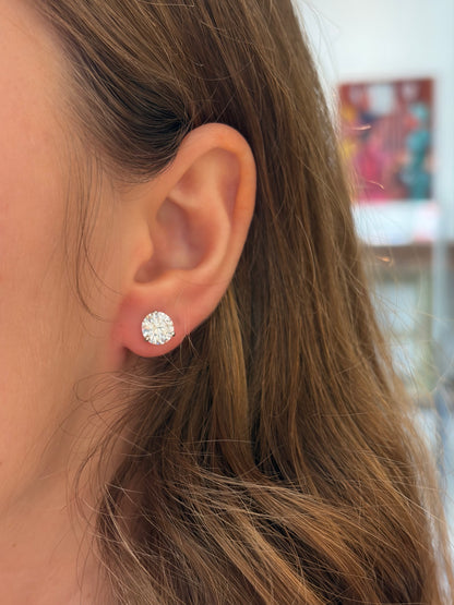 3.09 ctw Lab Grown Diamond Studs